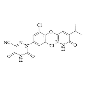 Chemical Formula of Resmetirom