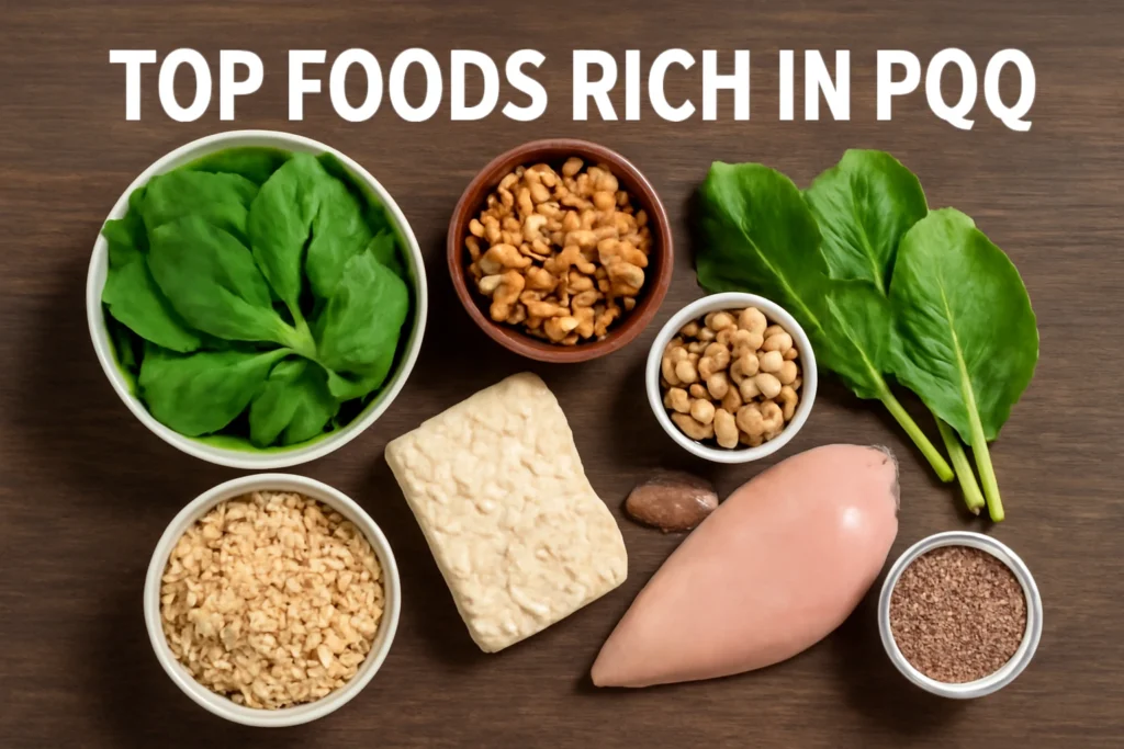 Top foods rich in PQQ