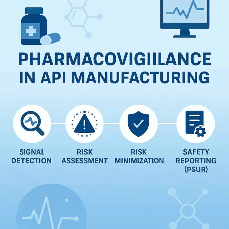 pharmacovigilance in API manufacturing